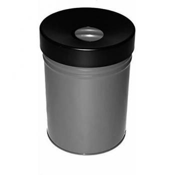 Contenedor de residuos autoextinguible 24L, HxØ 370 x 295 mm, grafito