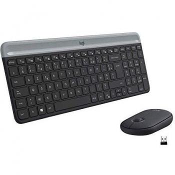 Teclado y Ratón Logitech 920-009190 Negro Gris Francés AZERTY