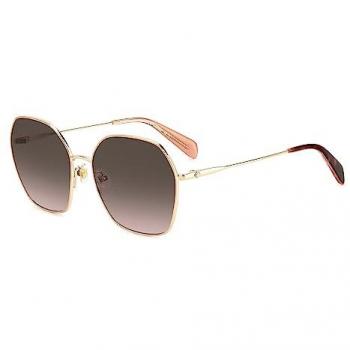 Kate Spade Women's Kenna Rose Gold Yellow Sunglasses 57mm