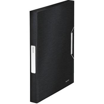 Caja de colección Leitz Style A4 30mm PP negro satinado