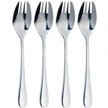 masterclass KitchenCraft Stainless Steel Buffet Fork Set, 4 Pieces