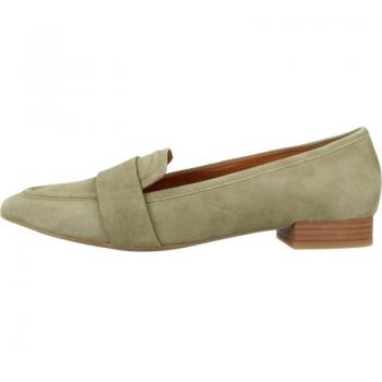 Mocasines de Mujer Geox D Charyssa Verde, con diseño elegante, material exterior de piel, suela de goma antideslizante, plantilla acolchada para mayor comodidad y tecnología transpirable