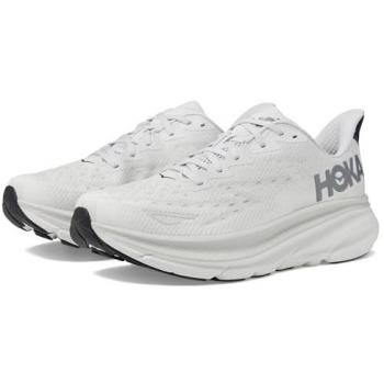 HOKA Men's Clifton 9 Road Running Shoes, Nimbus Cloud/Steel Wool, Size 12