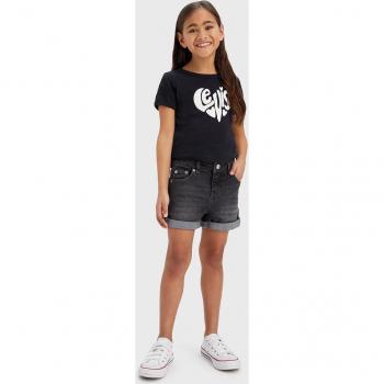 Shorts Levi's Girlfriend Negro para Niña