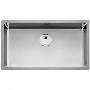 Roca A870J10740 Fregadero 1 Cubeta, 740x400x200, Paris 74, Acero Inox
