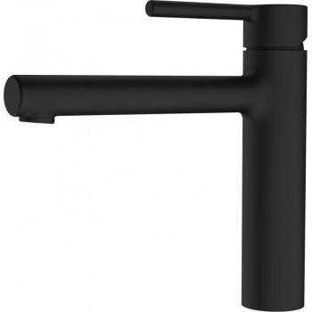 Grifo de cocina Franke Centro negro mate con caño giratorio FP 0095.901