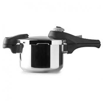 IBILI - Olla a Presión Kompakt Mini 2 L - Acero Inoxidable, 3 Sistemas de Seguridad, 2 Modos de Cocción, Indicador de Presión, Cierre y Apertura Fácil y Segura