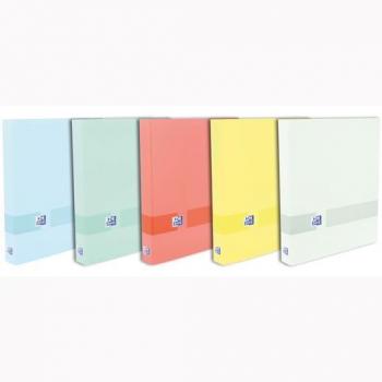 Carpeta Oxford 4 Anillas 40mm A4+ Cartón Colores Pastel