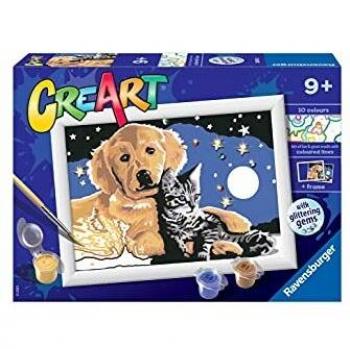 CreArt Kit de Pintura por Números - Cielo Estrellado, Ravensburger, 9+ Años