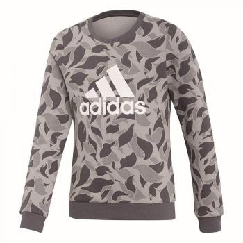 Adidas YG Crew Sweat Sudadera, Niñas, Gris