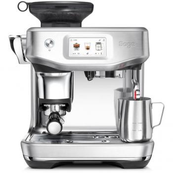 Sage Barista Touch Impress SES881BSS4FEU1 - Cafetera Superautomática Profesional con Espumador de Leche Automático y Molinillo Incorporado, Gris Acero, 1700 W, Capacidad de
