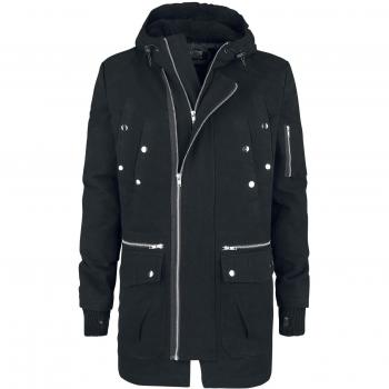 Poizen Industries Abrigo Parole Parka Negro XXL