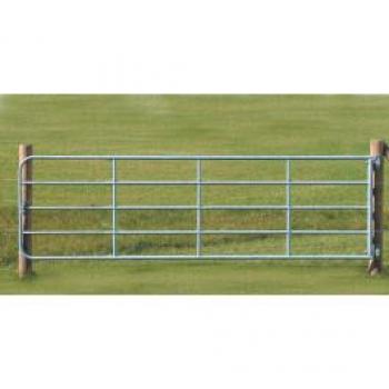 Valla de césped regulable galvanizada Kerbl 3-4 m, altura 110 cm