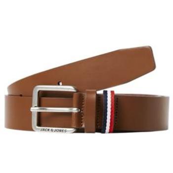 Jack & Jones Jacespo Men's Leather Belt, Cognac, 80 cm