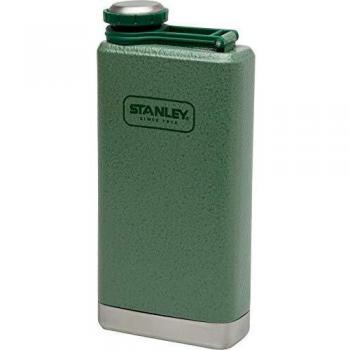 Stanley Flachmann Taschenflasche Adventure Big Steel Flask - Cantimplora, color verde, talla standard