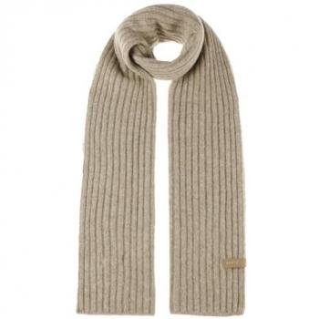 Barts Banxs Beige Men's Knit Scarf - One Size