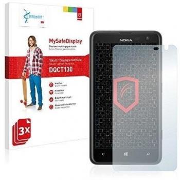 3x Vikuiti MySafeDisplay Protector de Pantalla DQCT130 de 3M para Nokia Lumia 625