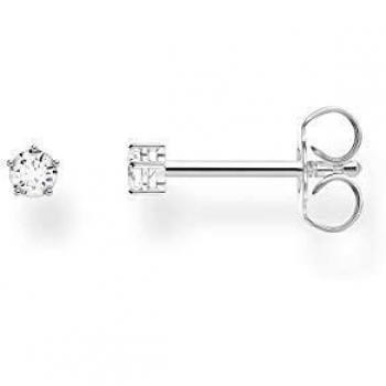Thomas Sabo Women Single Stud Earring White Stone 925 Sterling Silver