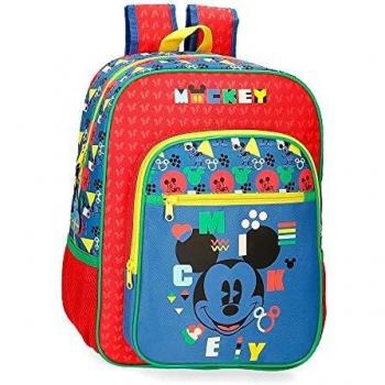 Disney Mickey Shape Shifter Mochila Escolar Adaptable a Carro Multicolor 27x38x11 cms Poliéster 11,29L