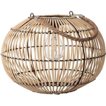 Lámpara de Mesa LED Solar de Ratán Sirpur