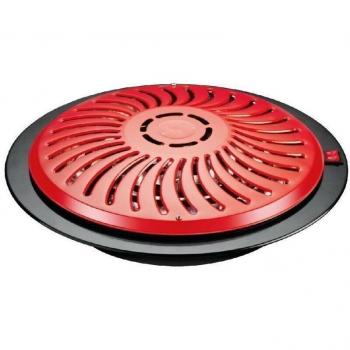 Brasero Eléctrico Suinga Rojo 3 Niveles de Calefacción 400-500-900W 37x9,5 cm