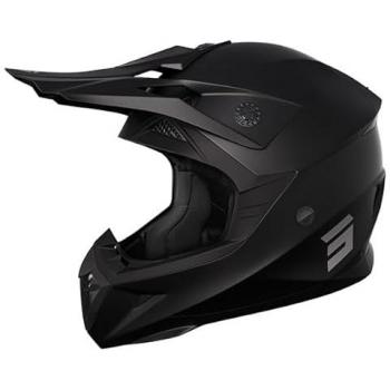 Casco de Motocross Off-road Shot Pulse Solid 2.0 Negro Adulto XL