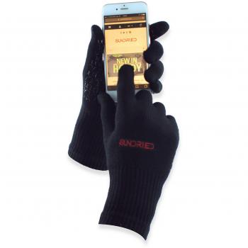 SUNDRIED Ciclo del deporte Running guantes del tacto de la tecnología de la pantalla transpirable bambú antideslizante del gel de silicona