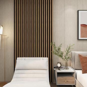 Set de 12 Paneles de Pared 3D Blaricum 195x12 cm - Efecto Roble Neu.holz