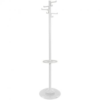 Perchero de pie con 8 ganchos Porcelain blanco 178 cm V-Part