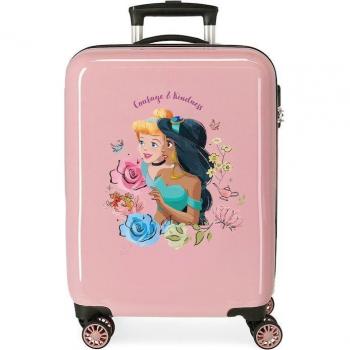 Disney Princesas Courage & Kindness Maleta de Cabina Rígida 55cm Rosa 34L