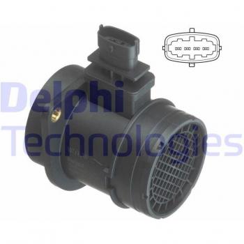 Sensor de flujo de aire Delphi AF10399-12B1, medidor de masa de aire, compatible con múltiples vehículos, alta precisión en la medición del flujo de aire, diseño duradero y resistente a condiciones extremas