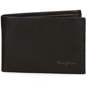 Cartera Pepe Jeans Fair Horizontal con Monedero Negra