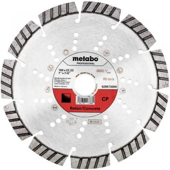 Disco de cortar de diamante Metabo 180x22,23mm CP hormigón professional (628573000)