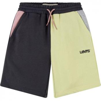 Pantalones Cortos Deportivos Levi's Colorblock French Terry Dark Shadow Niño