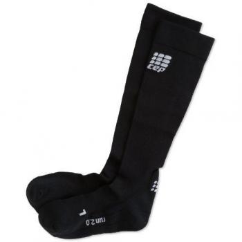 CEP Strumpf Progressive+ Run Socks 2.3 - Calcetines para hombre, color negro / negro, talla V