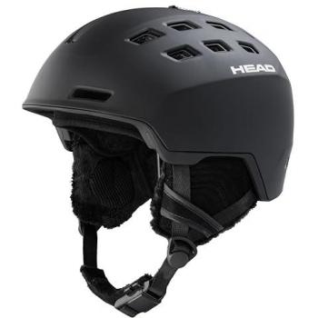 Casco de Esquí Alpino Head Rev Negro, Talla XS-S, Color Negro Carbón, Diseño Ligero y Aerodinámico, Sistema de Ventilación Activo, Forro Interior Aislante y Transpirable