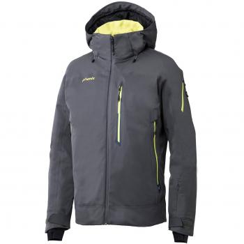 Phenix Hombre Boulder Jacket Chaqueta de esquí, Charcoal Grey, S
