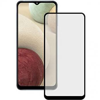 Protector de Pantalla Cristal Templado KSIX para Samsung Galaxy A12, 2.5D, Grosor 0,33 mm, Negro