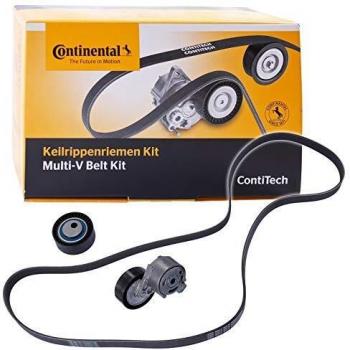 Juego de correas poli V Contitech 6PK1750K1 con kit de accesorios