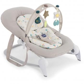 Chicco Hoopla - Hamaca con arco de juegos y reductor modular, 3,5 kg, color gris