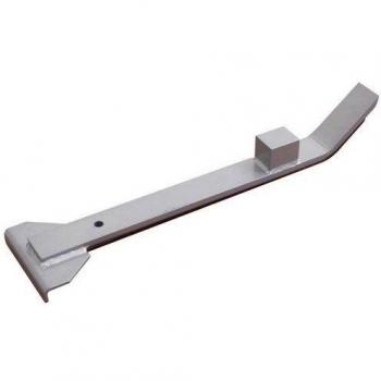 Wolfcraft 6928000 - Escoplo profesional con yunque y base protectora 450 x 38 x 9 mm