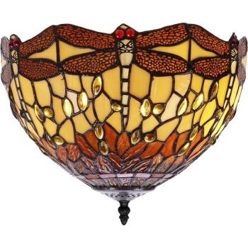 Lámpara de Techo Viro Belle Amber Ambar Hierro 60 W 30 x 25 x 30 cm