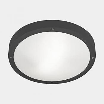 Plafón LED IP66 Básico E27 15W Gris Urbano