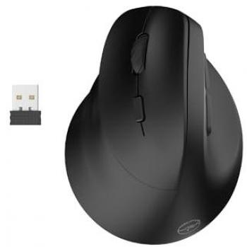 Ratón inalámbrico ergonómico vertical para zurdos 2x Bluetooth + receptor USB 2.4GHz MOBILITY LAB M30W-L Negro