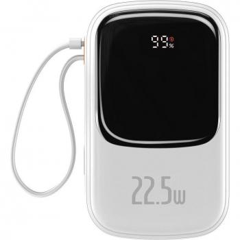 Powerbank Baseus Qpow PRO 20000 mAh, Carga Rápida 22.5W con Cable y Pantalla Digital