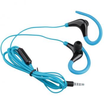 Auriculares deportivos estéreo tipo gancho para oreja con clavija de 3,5mm y supergraves