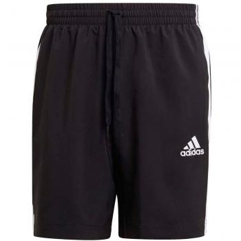 Shorts Adidas AEROREADY Essentials Chelsea 3 Bandas Negro/Blanco Hombre XS