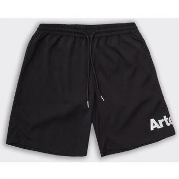 Samuel Logo Black Casual Shorts for Men - Size L, M, XL