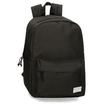 Mochila Escolar Adaptable a Carro Movom Always On The Move de Poliéster Negro 31,5x45x15 cm 21,26L