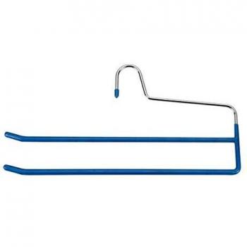 Metaltex 552106 Percha Antideslizante Doble Pantalon, único